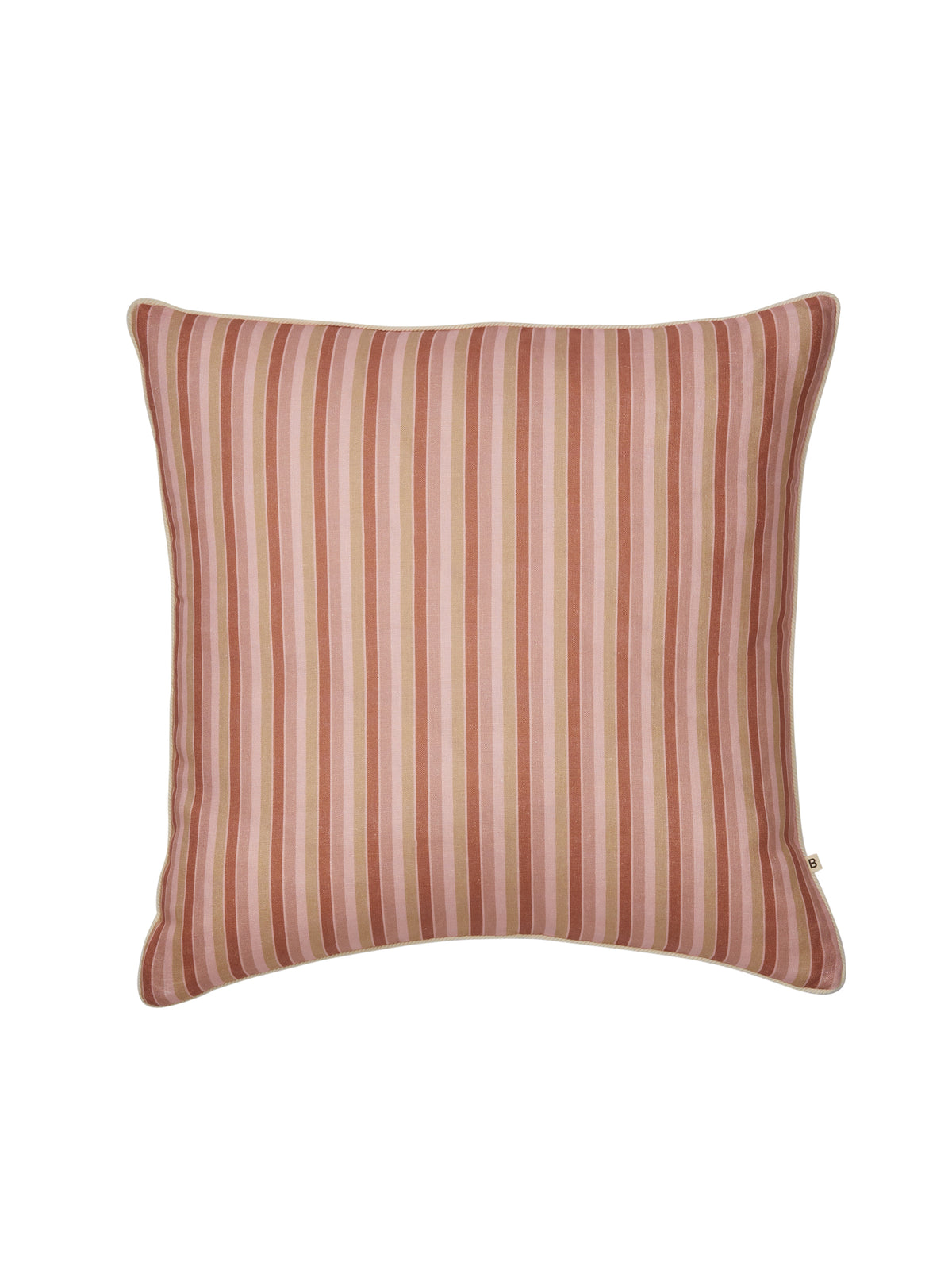 Garden Stripe Pink 50cm Cushion