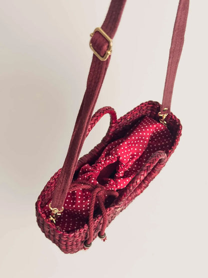 The Fiesta Crossbody - Burgundy