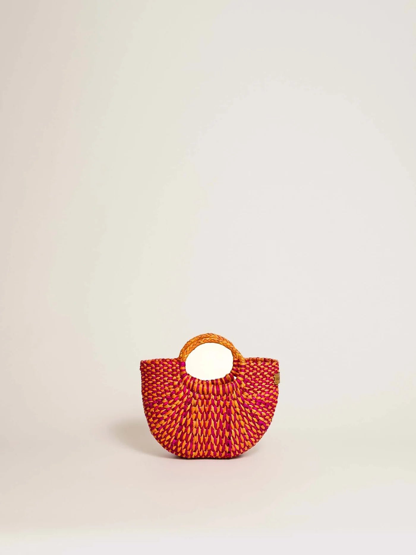 The Fiesta Mini Classic Crossbody - Marbled Fuchsia + Yellow
