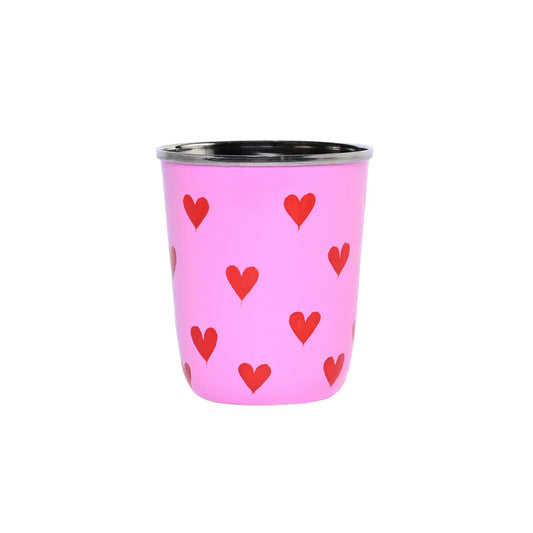 Heart Tumbler Mini Pink