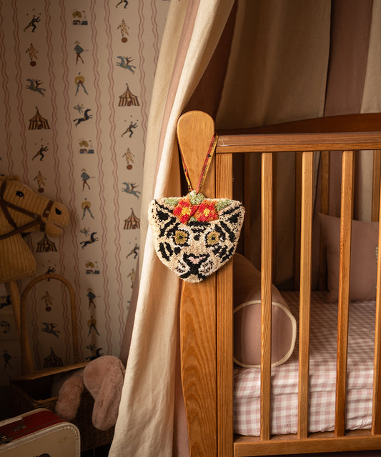 Floral White Tiger Gift Hanger