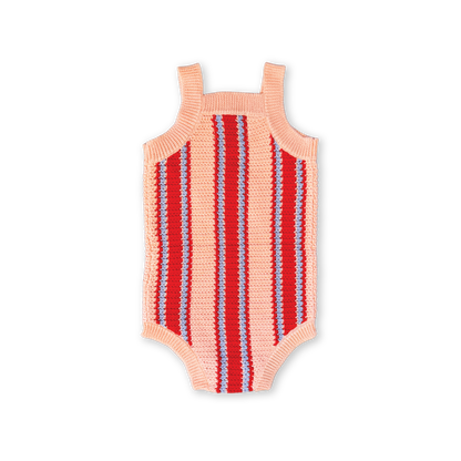 Island Stripe Shell Singletsuit