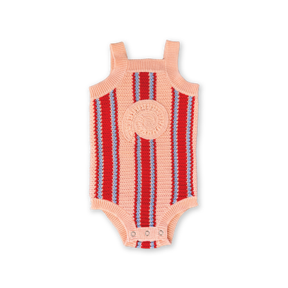 Island Stripe Shell Singletsuit