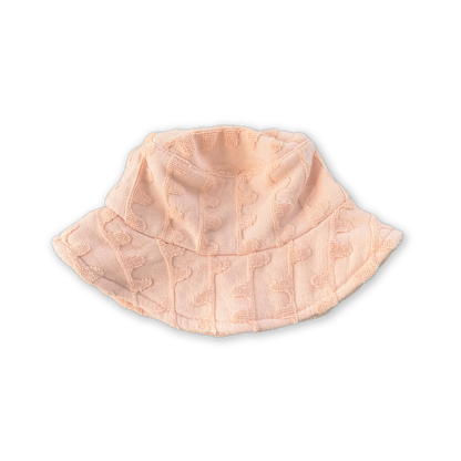 Terry Flow Bucket Hat - Peachy