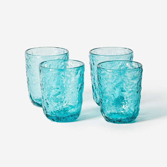 Gem Blue Tumblers (set of 4)
