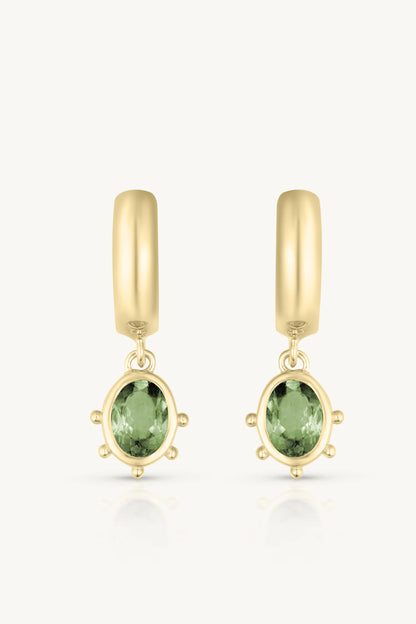 Gia Apatite Gold Huggies