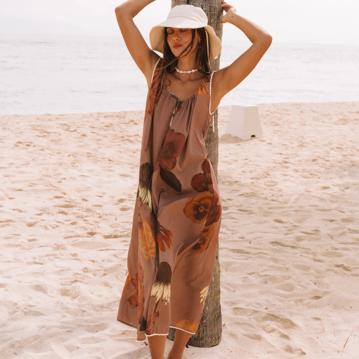 Glades Midi Dress - Cedar