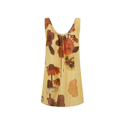 Eye of the Jungle Mini Dress - Dune