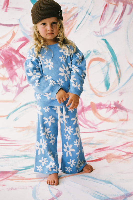 Organic Wild Flower Knit Pull Over