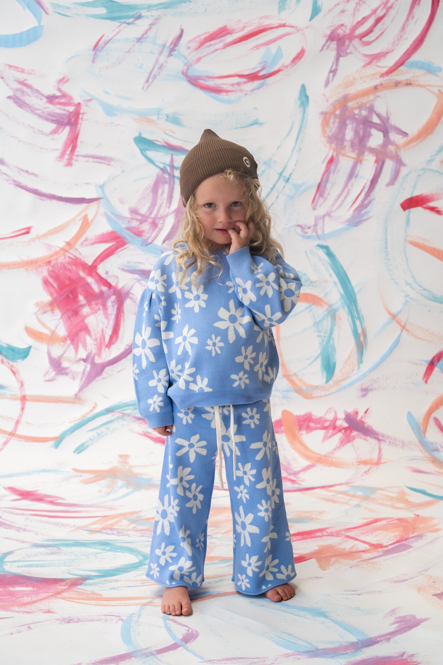 Organic Wild Flower Knit Pant