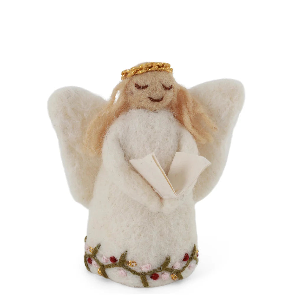 Angel with Book Small Decoration