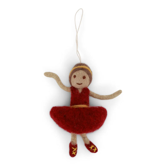 Ballerina Decoration Red Dress