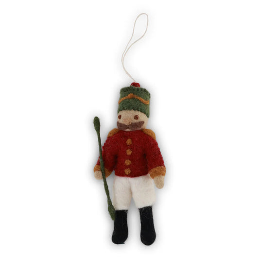 Nutcracker Felted Decoration