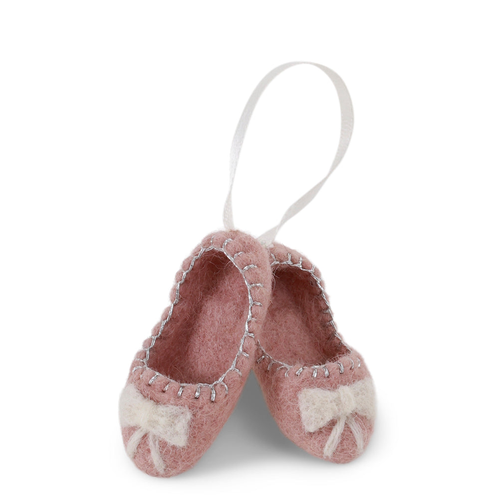 Ballet Shoes Rose Decoration