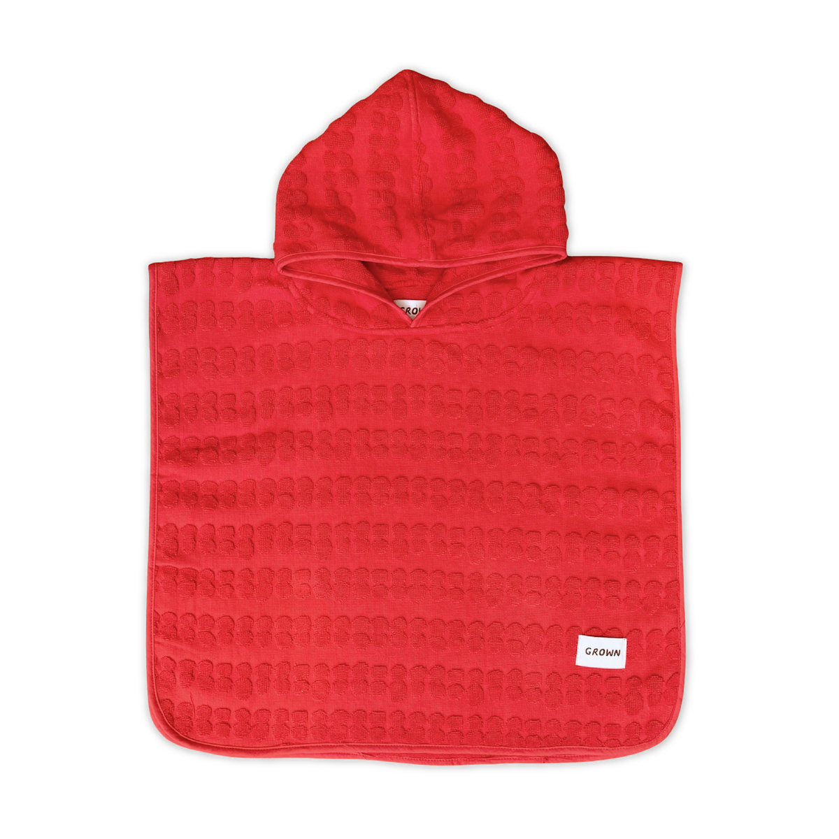 Bubble Terry Towelling Poncho - Fiesta