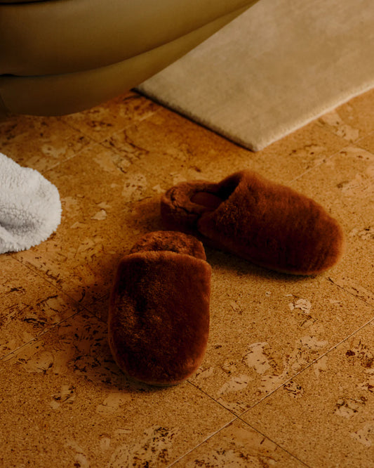 Sheepskin Slippers ~ Hazelnut