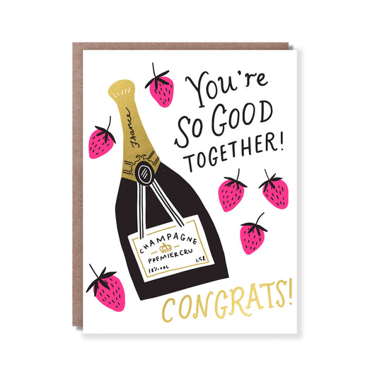 Strawberries & Champagne Card