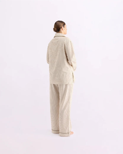 Sleep Pants - Matcha Stripe