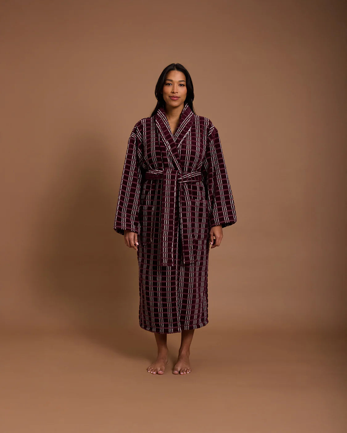 Velour Robe ~ Blackberry