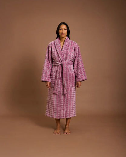 Velour Robe ~ Fig