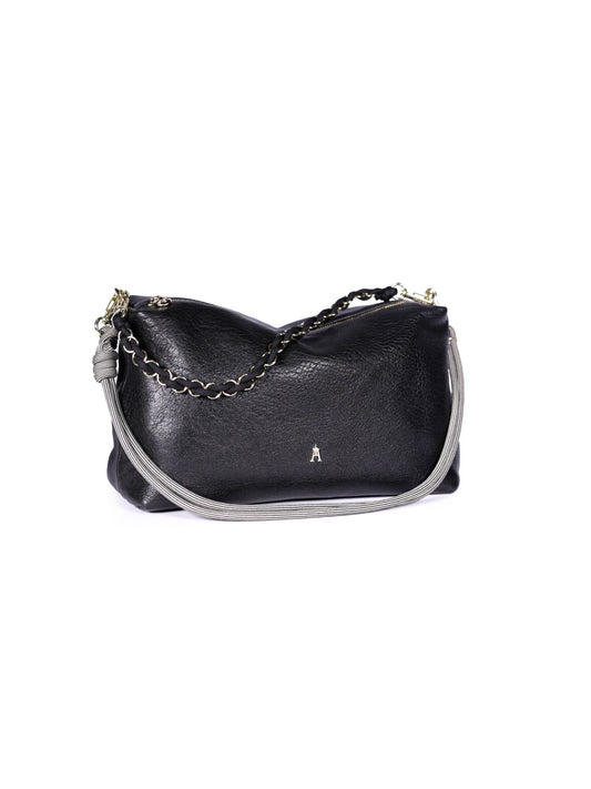 Halo Leather Bag ~ Bubble Noir