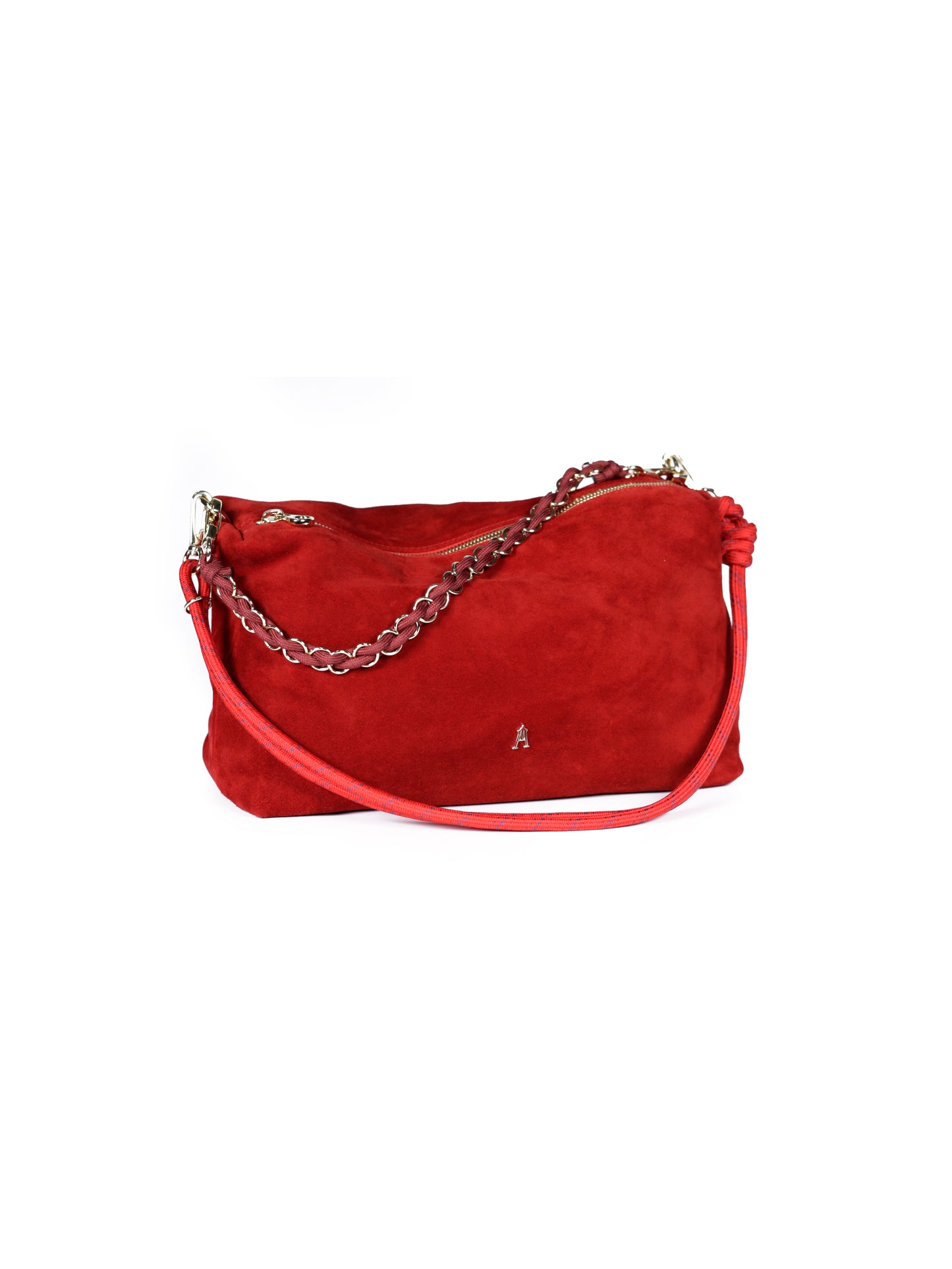Halo Suede Bag ~ Rouge