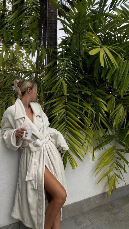 Milkshake Terry Robe