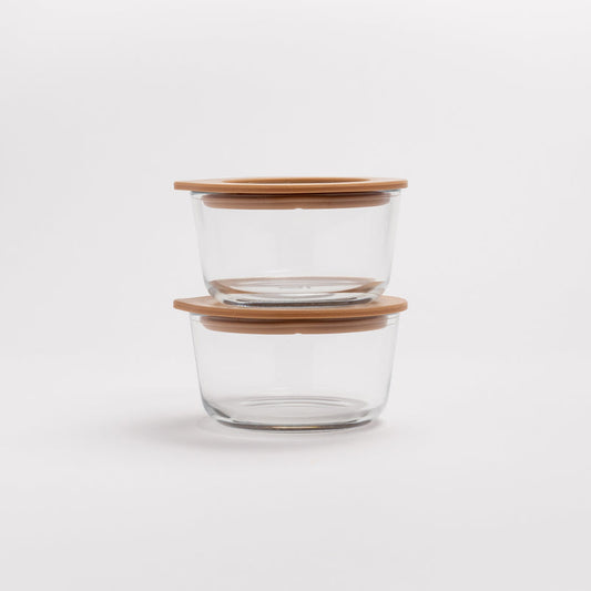 Glass Dip Bowls Set of 2