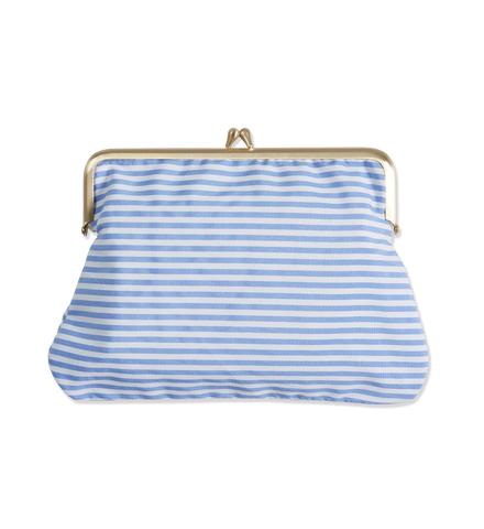 Everything Clutch Petite Amalfi Stripe