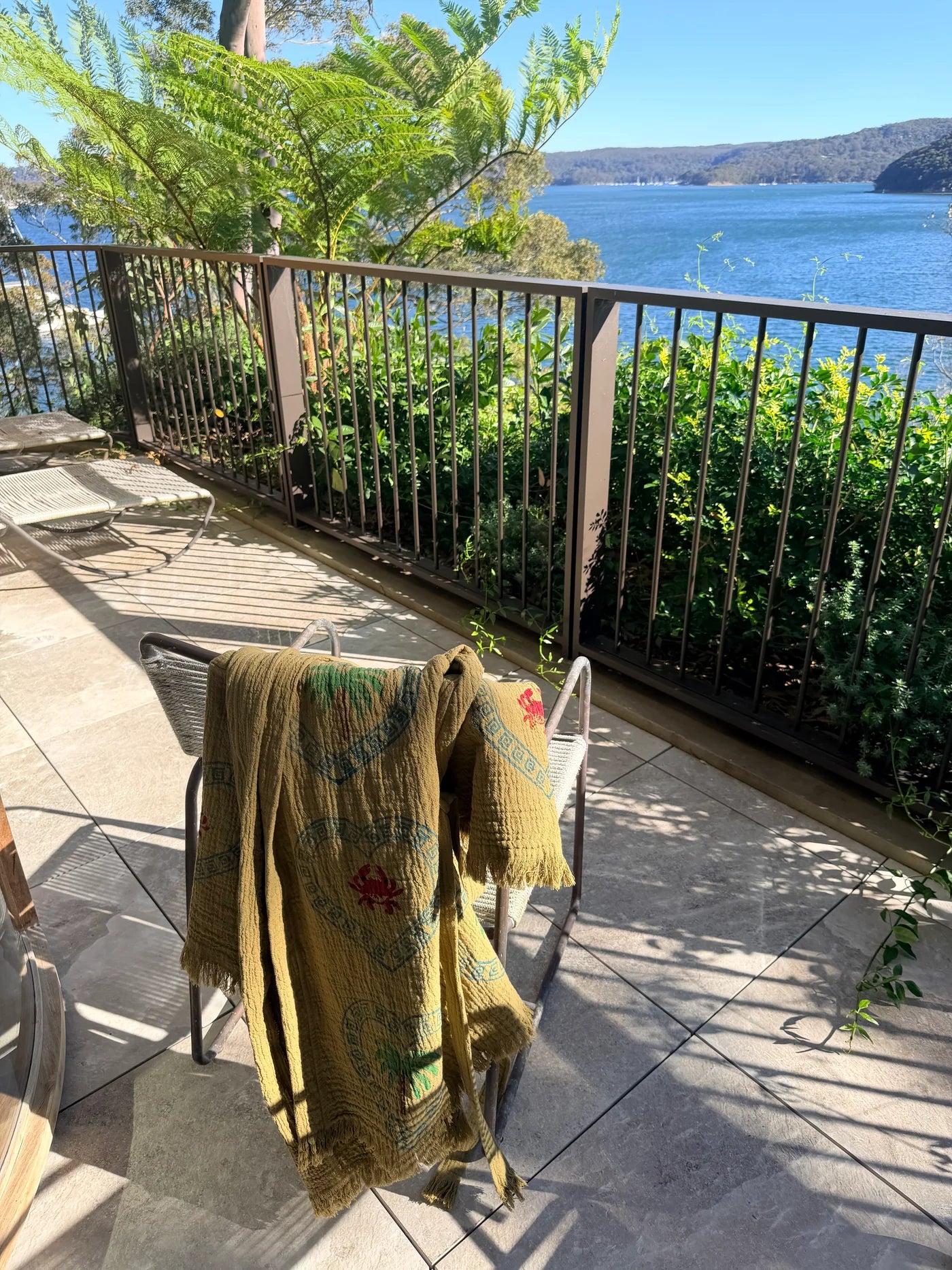 Midi Kiwi Robe ~ Palm Tree + Crab
