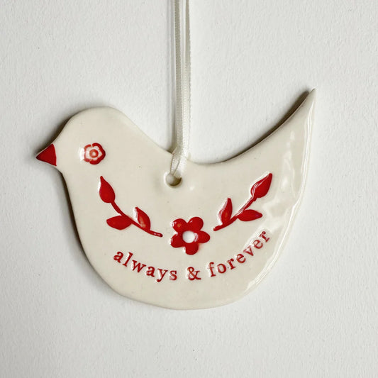 Always Christmas Bird Ornament