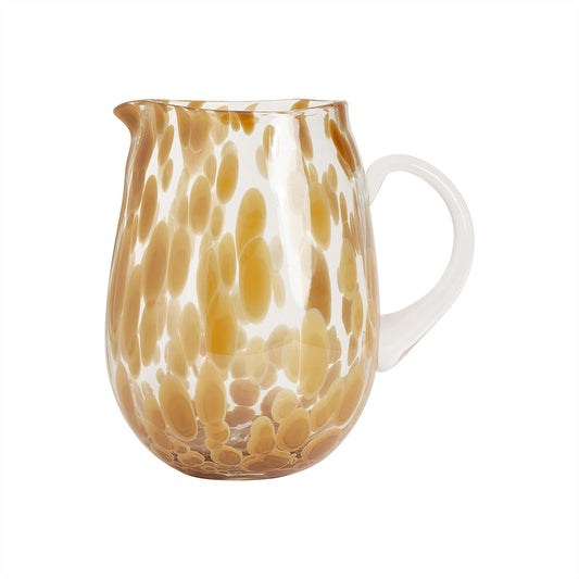 Jali Water Carafe Amber