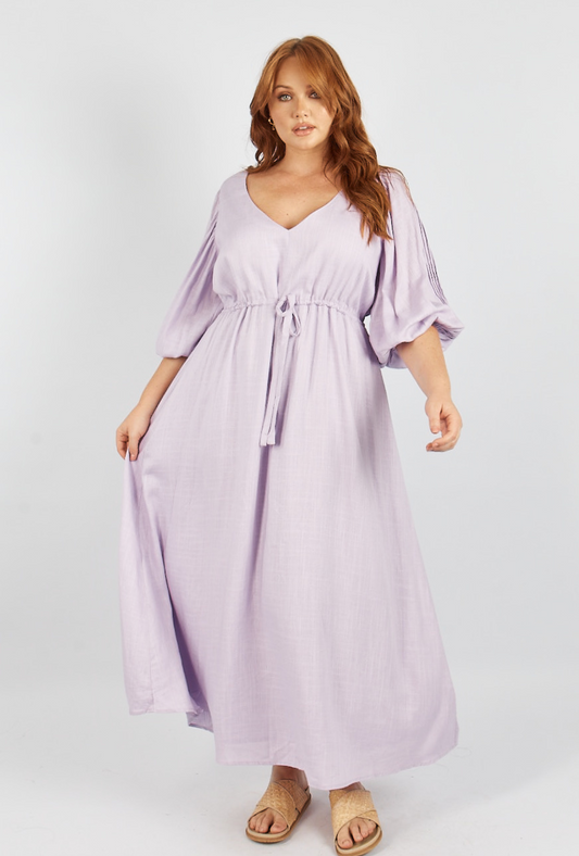 Cameo Maxi Dress Lilac