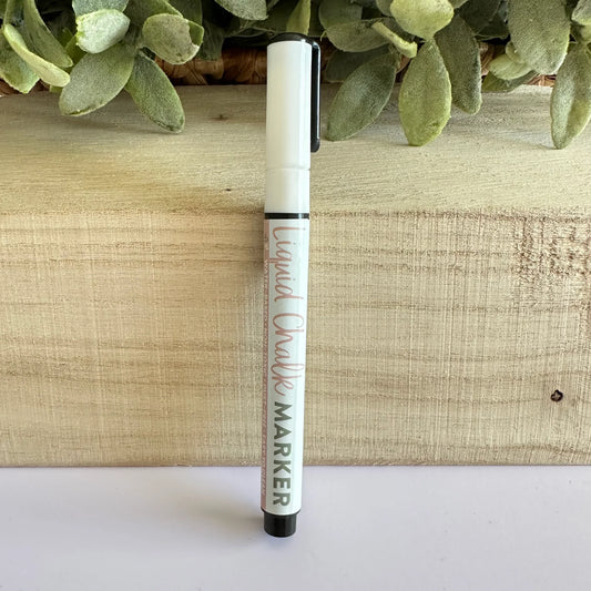 Single Liquid Chalk Marker - White