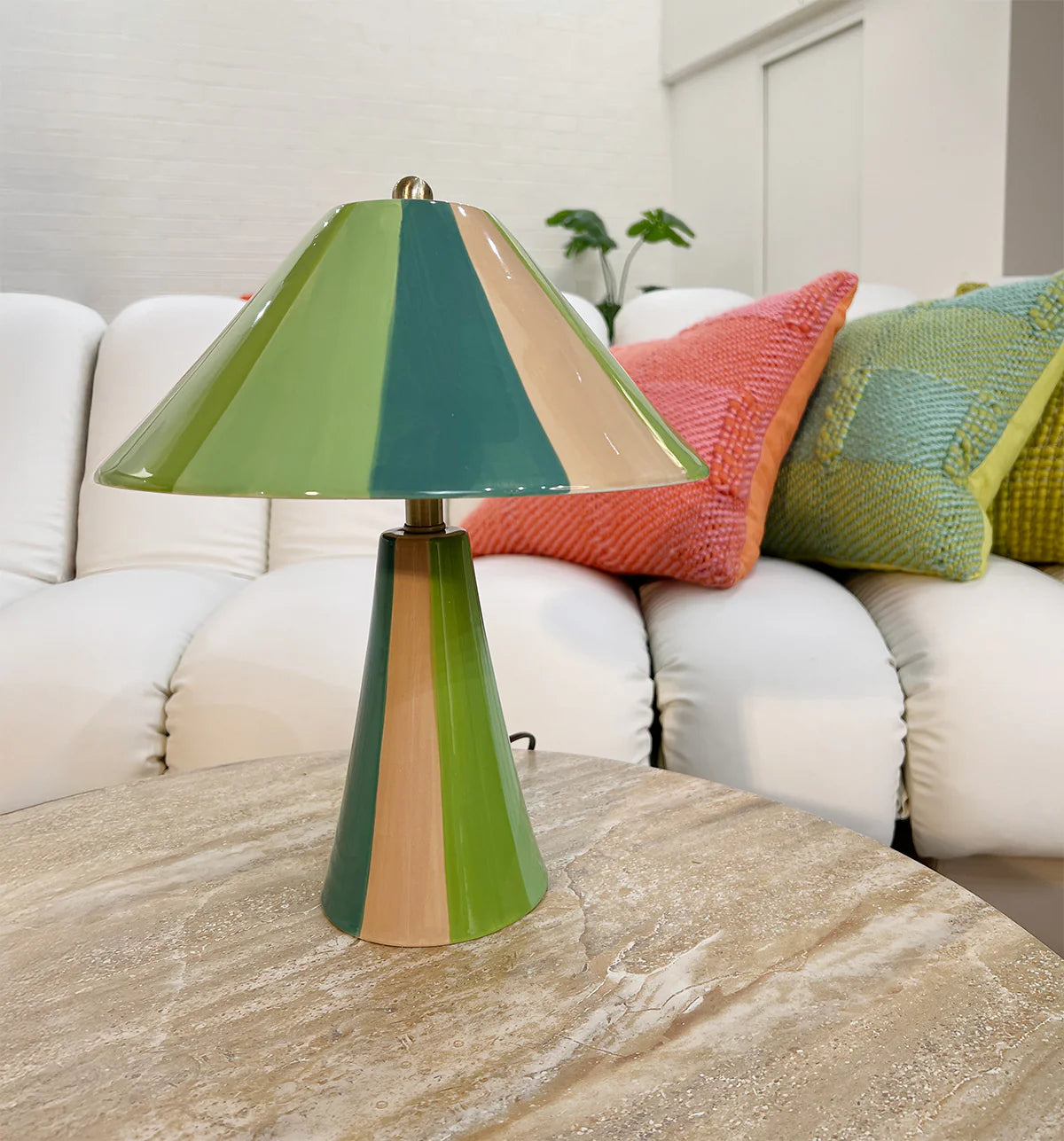 Salvador Green Table Lamp