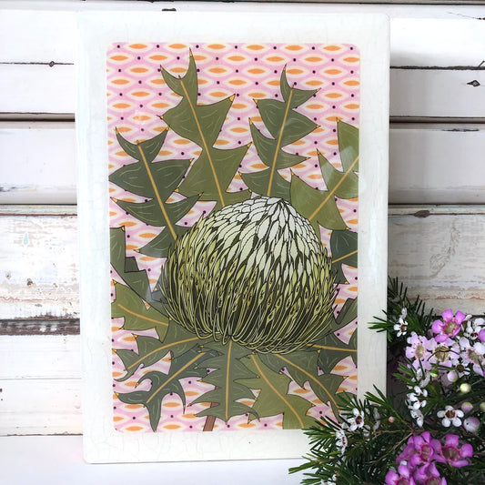 Birds Nest Banksia Maxi Art Tile