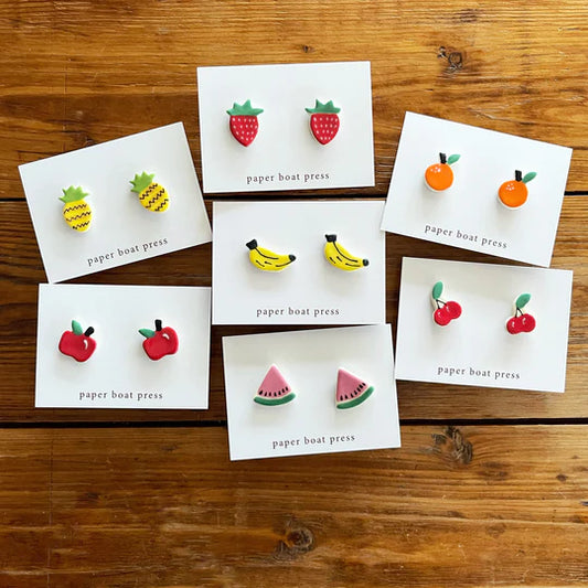 Fruit Stud Earrings