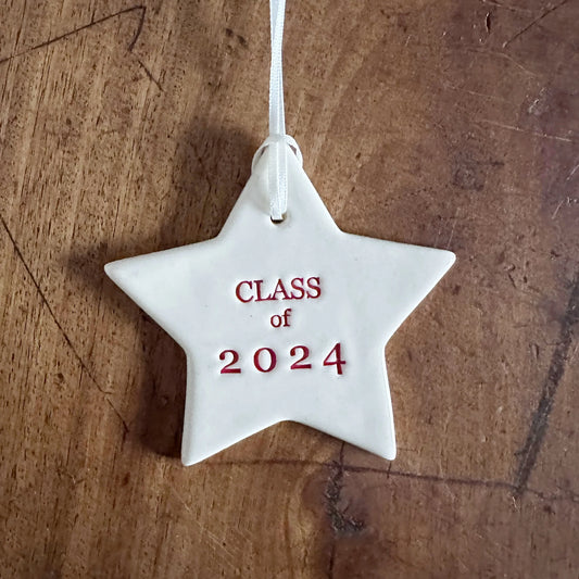 Class of 2024 Ceramic Ornament