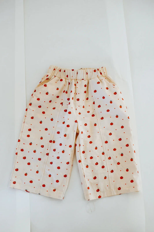 Happy Tomato Pants ~ Red