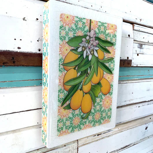 Meg's Cumquat Maxi Art Tile