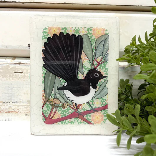 Willy Wagtail Medi Art Tile