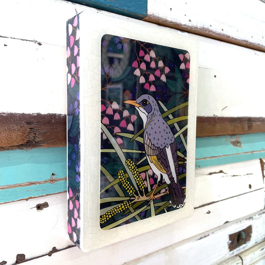 Miner Bird and Mulga Medi Art Tile