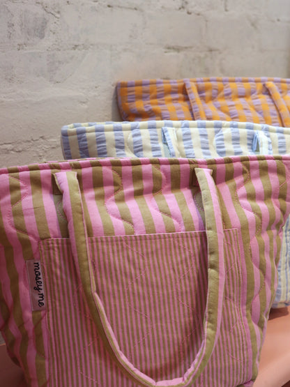 Lilac Sprout Quilted Bag