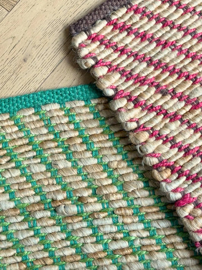 Frida Jute Mat Green
