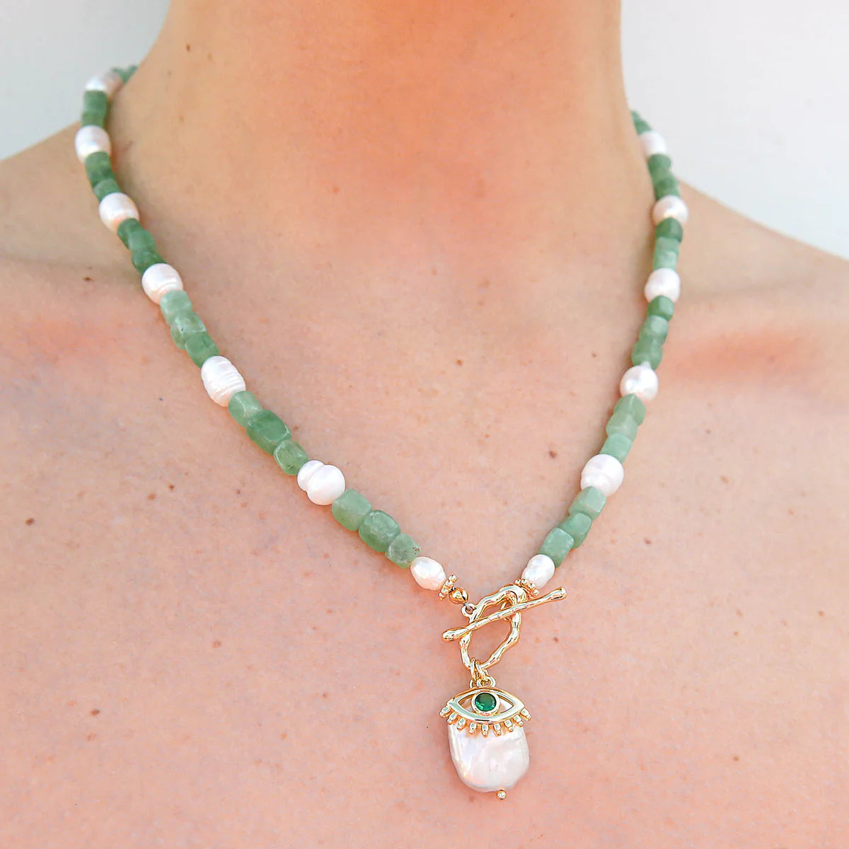 Moss Fob Necklace