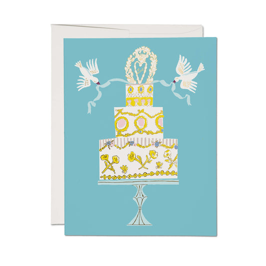 Love Cake Wedding Card