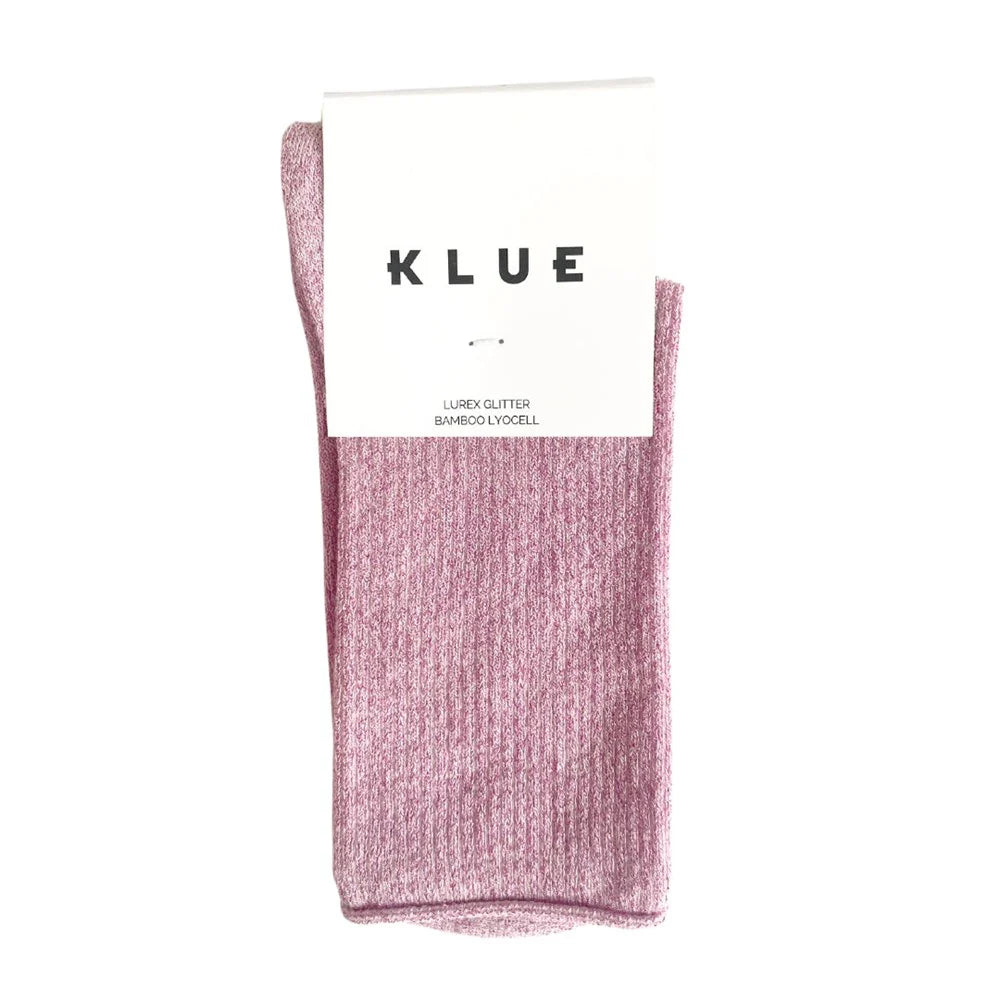 Glitter Lurex Socks | PINK