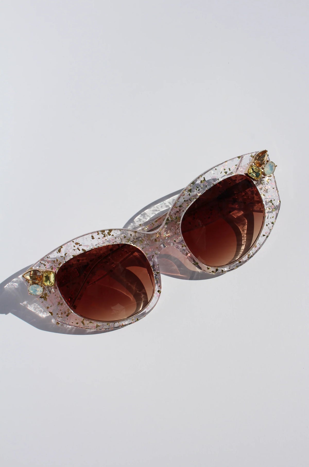 Iridesca Gold + Glitter Sunglasses