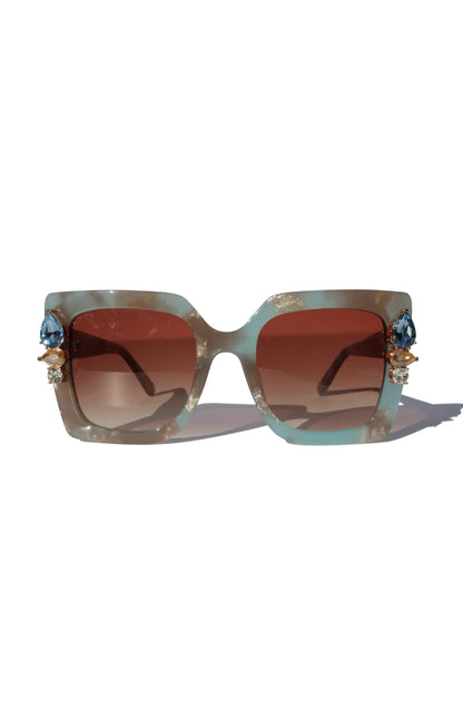 Skyshine Blue Marble Sunglasses