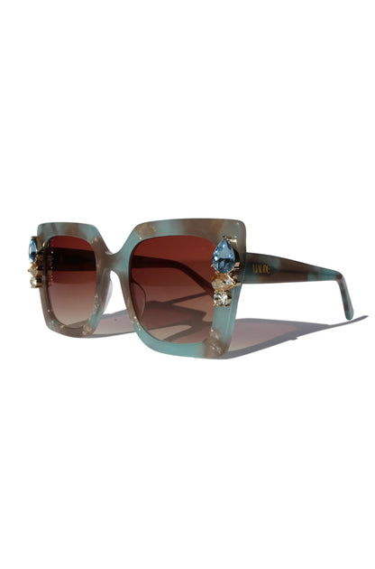 Skyshine Blue Marble Sunglasses